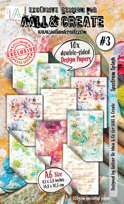 #03 - A6 Design Paper - Spectrum Splash AALL & Create