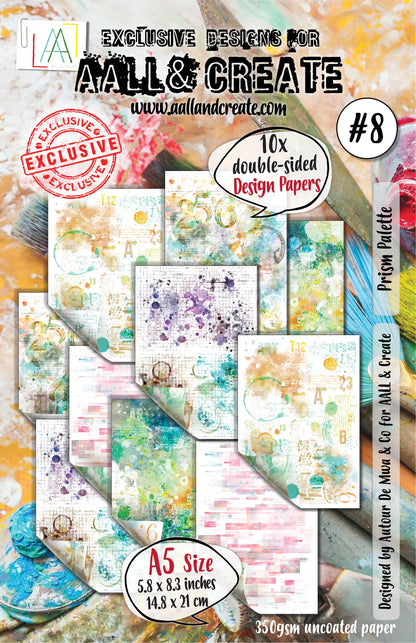 #08 - A5 Design Paper - Prism Palette AALL & Create