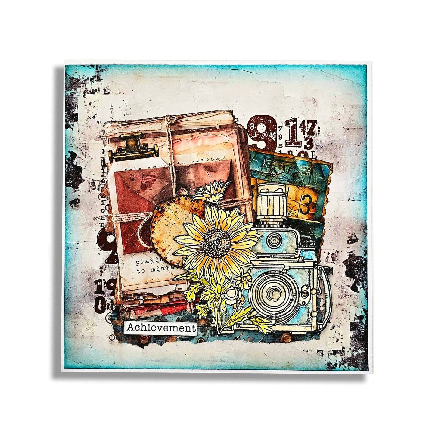 #10 - A5 Design Paper - Bronze & Brassy Days AALL & Create