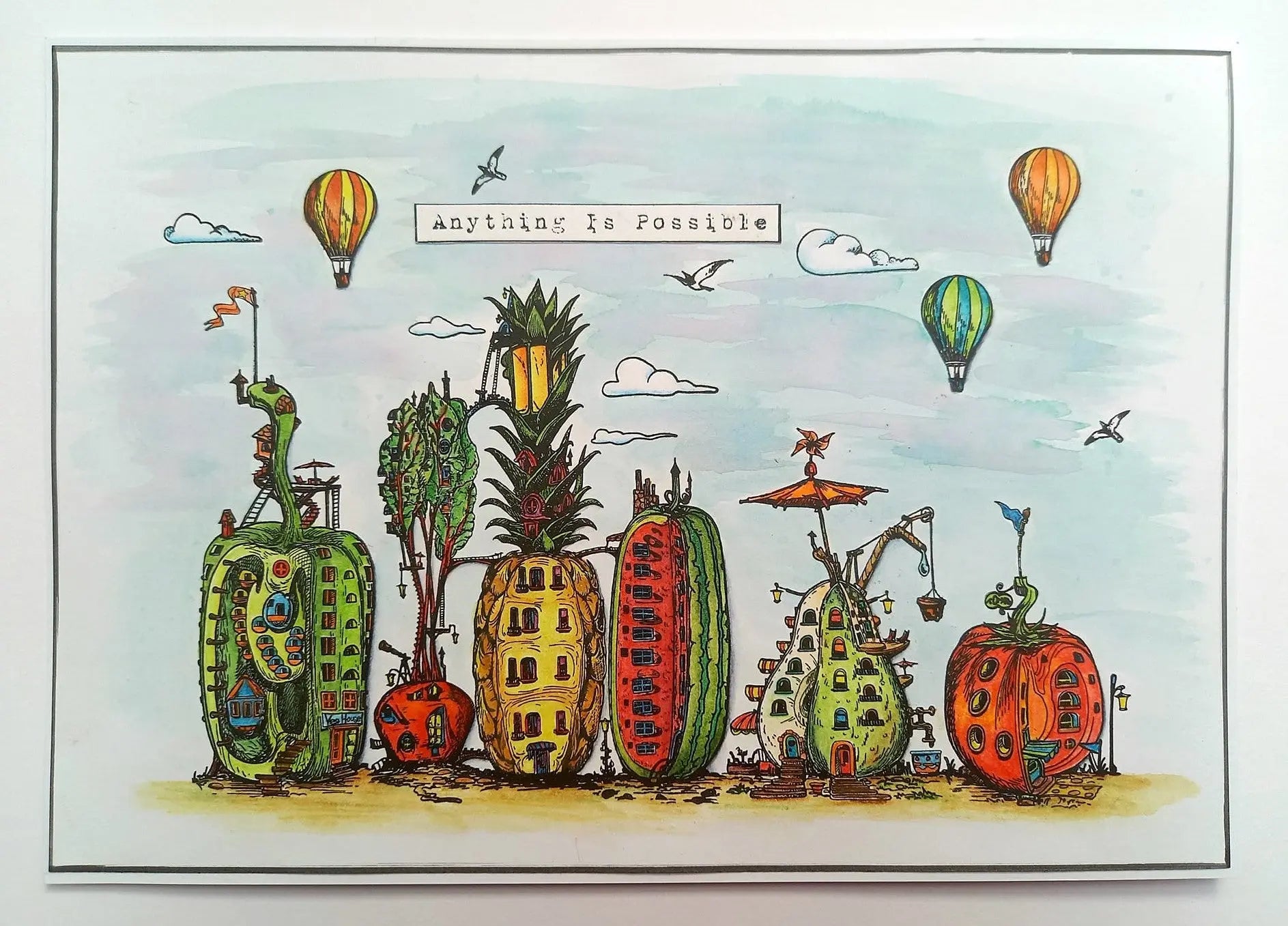 #1086 - Tampons A6 - Penthouse de l'Ananas AALL & Create