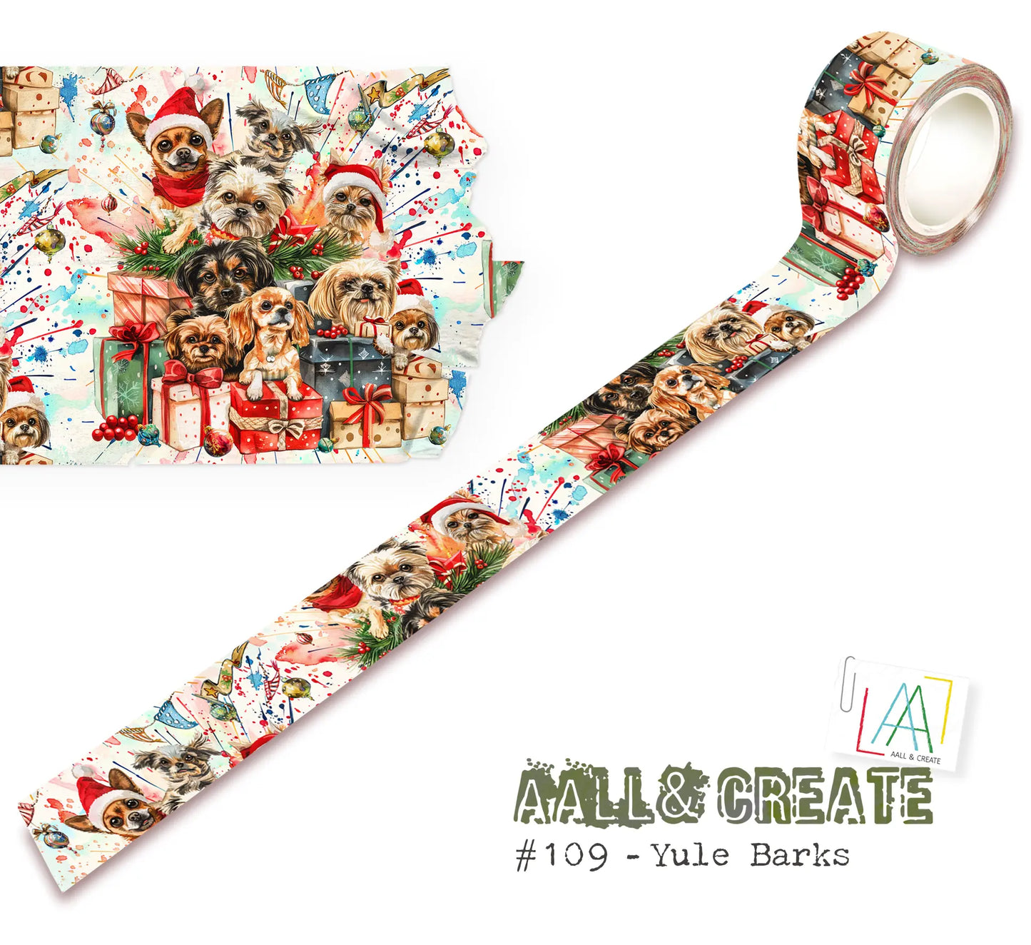 #109 - Washi Tape - Yule Barks AALL & Create