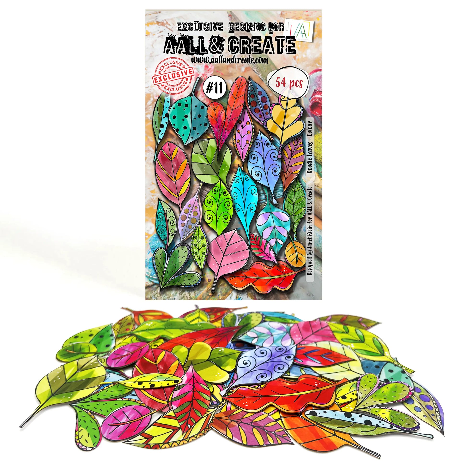 #11 - Ephemera Die-Cuts - Doodle Leaves - Colour AALL & Create