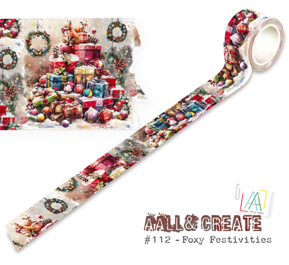 #112 - Washi Tape - Foxy Festivities AALL & Create