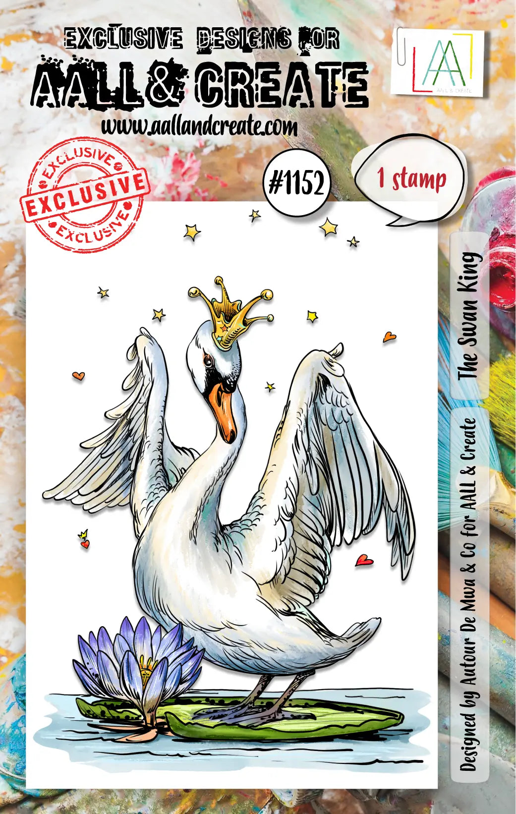 #1152 - Tampons A7 - The Swan King AALL & Create