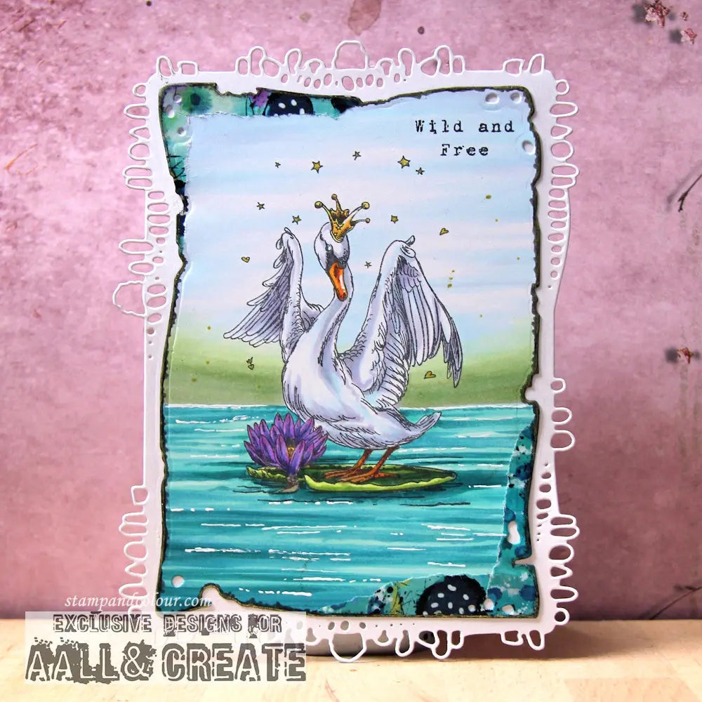 #1152 - Tampons A7 - The Swan King AALL & Create