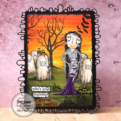 #1198 - A7 Stamp Set - Dee of Darkness AALL & Create