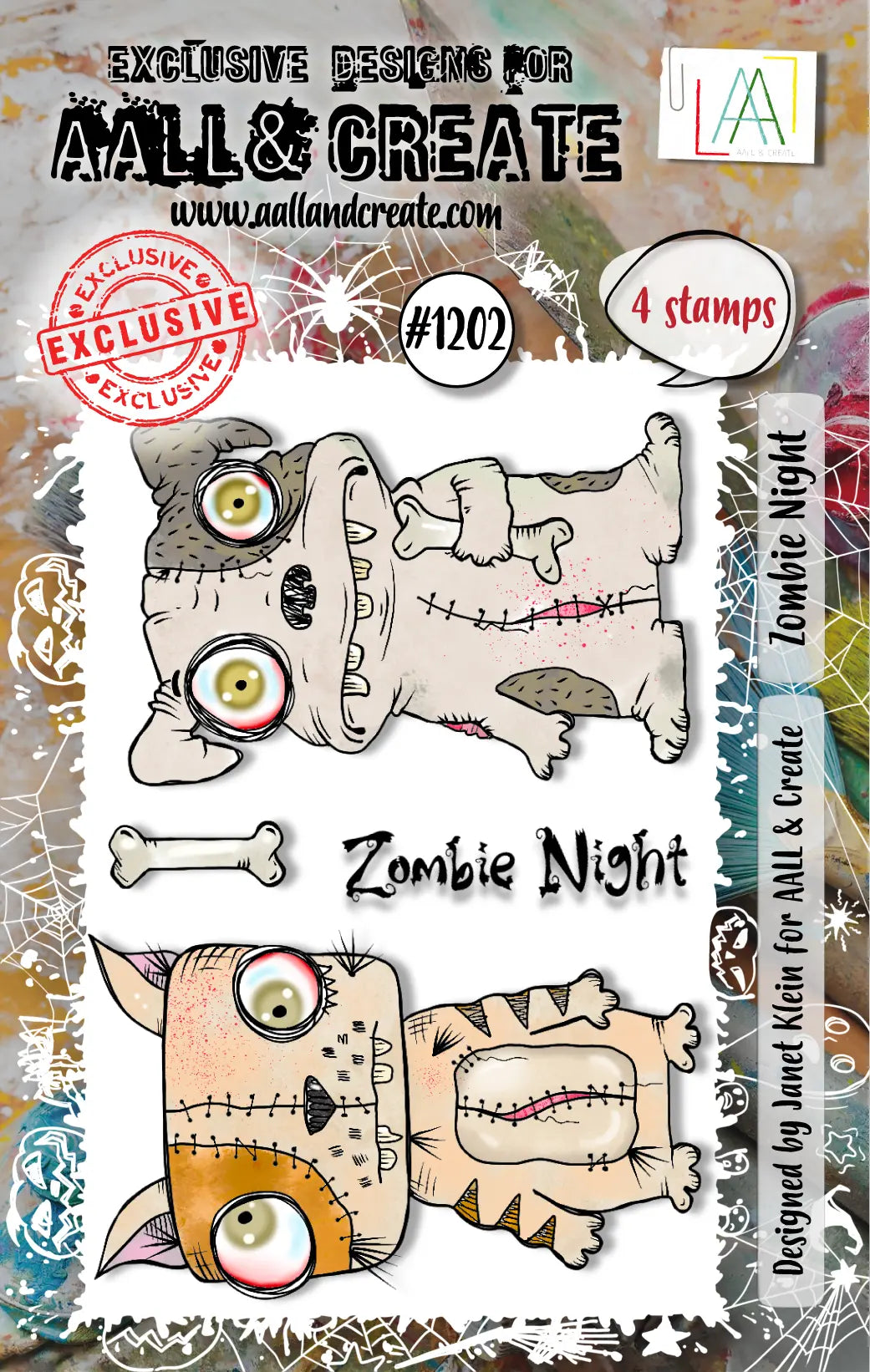 #1202 - A7 Stamp Set - Zombie Night AALL & Create