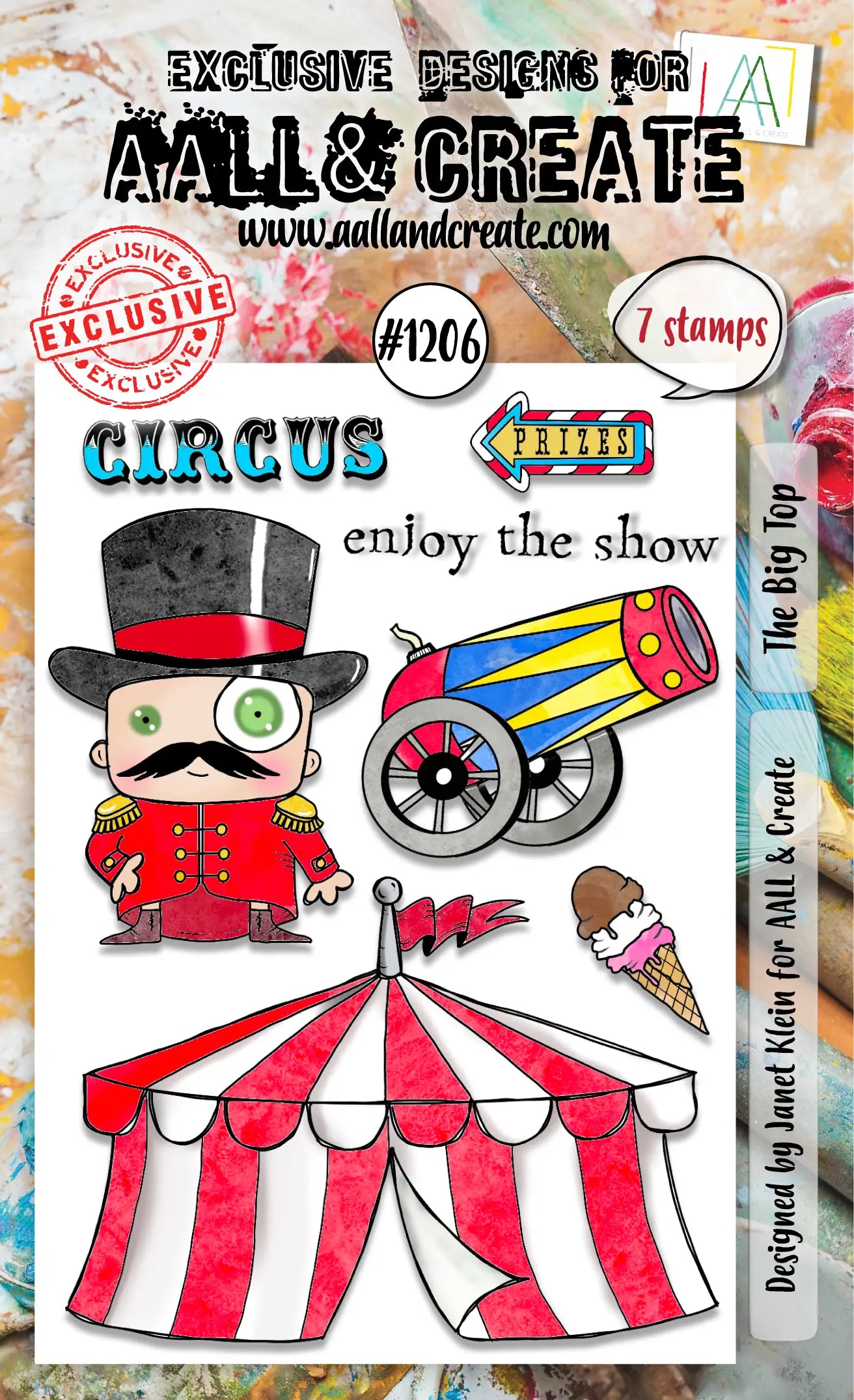 #1206 - A6 Stamps - The Big Top AALL & Create