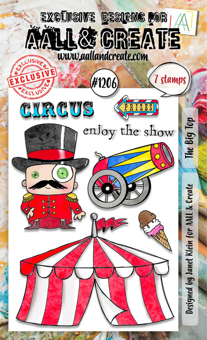 #1206 - A6 Stamps - The Big Top AALL & Create