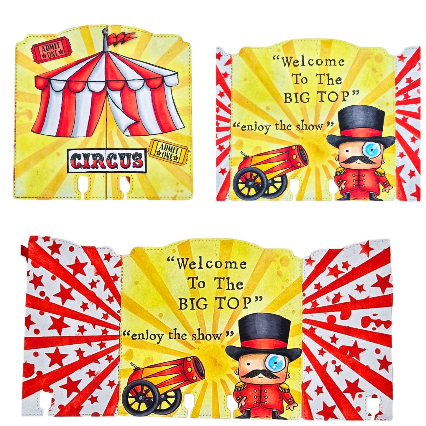 #1206 - A6 Stamps - The Big Top AALL & Create