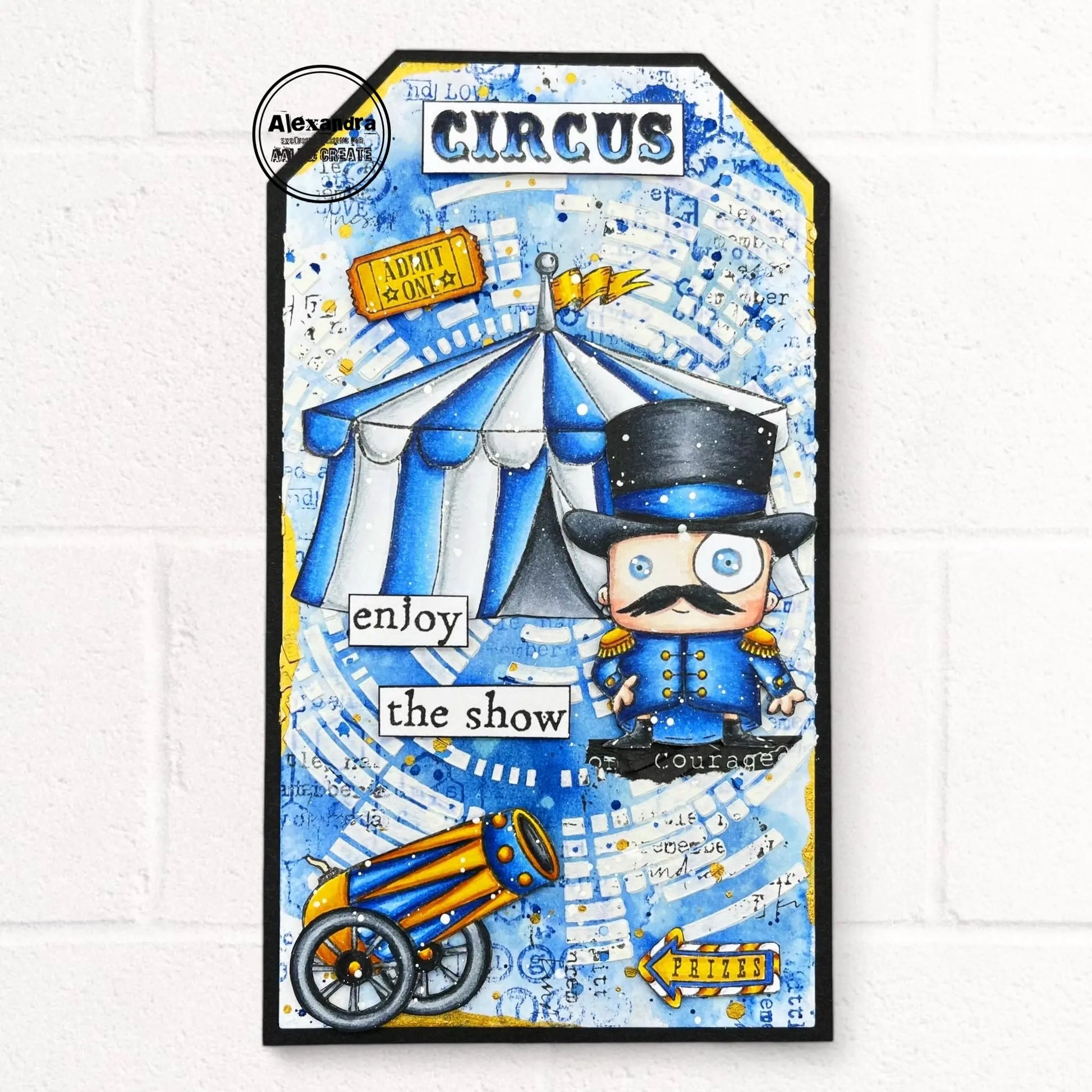 #1206 - A6 Stamps - The Big Top AALL & Create