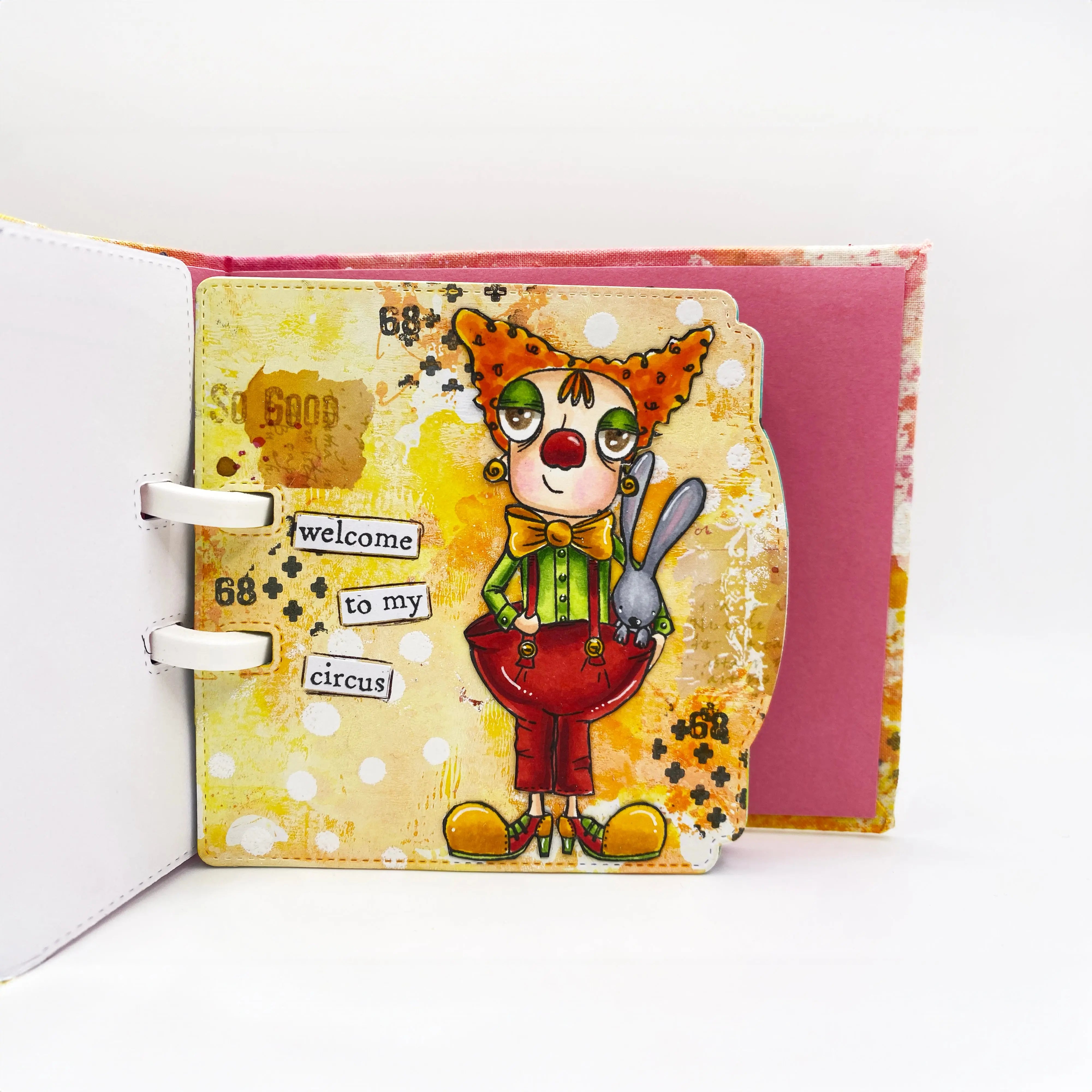 #1207 - A7 Stamps - Clown Dee AALL & Create