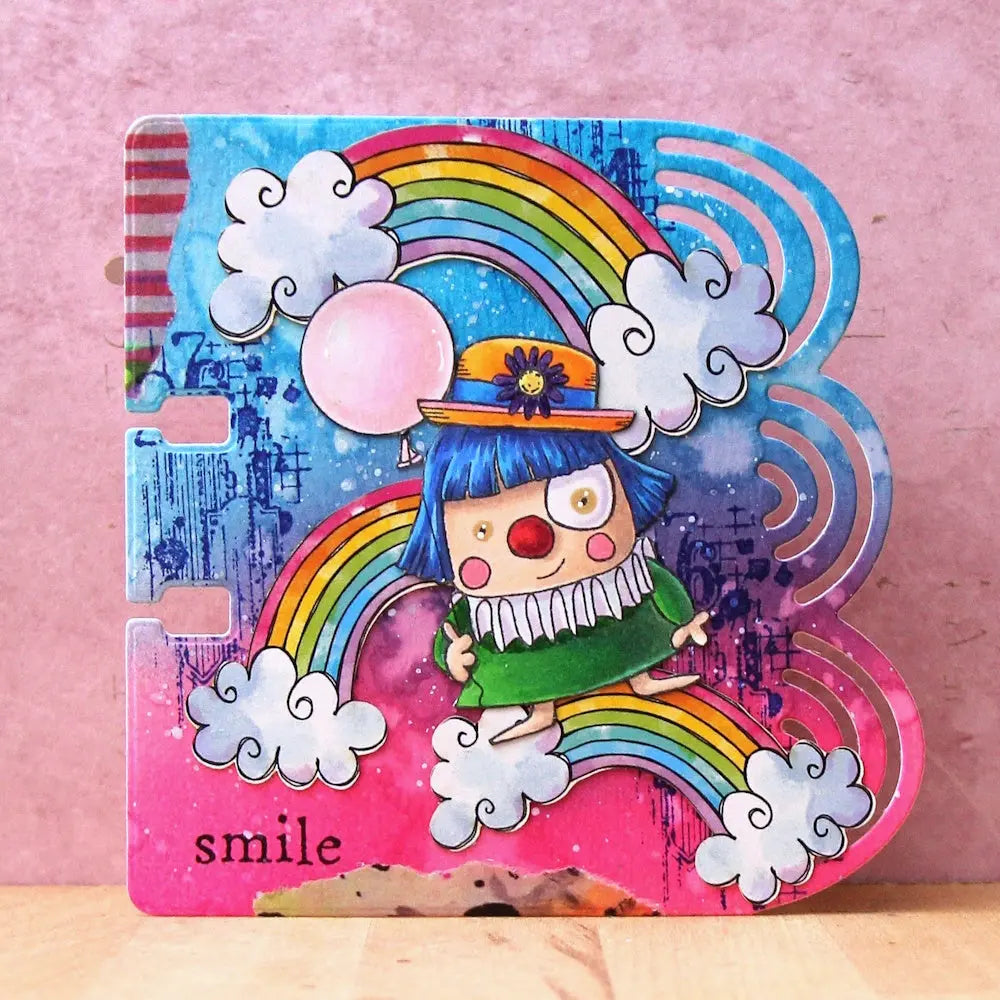 #1209 - A7 Stamps - Clown Around AALL & Create