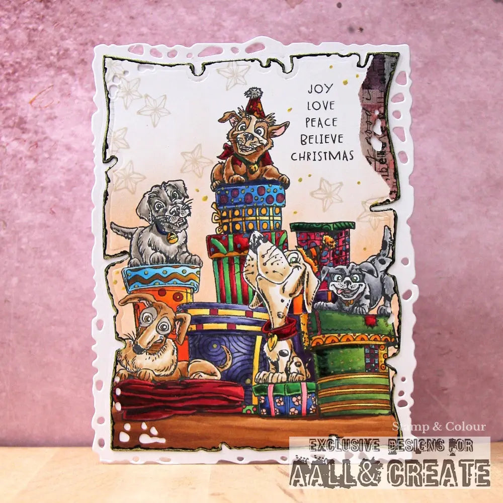 #1212 - A6 Stamp Set - Pawsome Bonanza AALL & Create