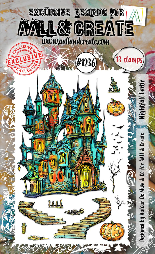 #1236 - A6 Stamp Set - Nightfall Castle AALL & Create