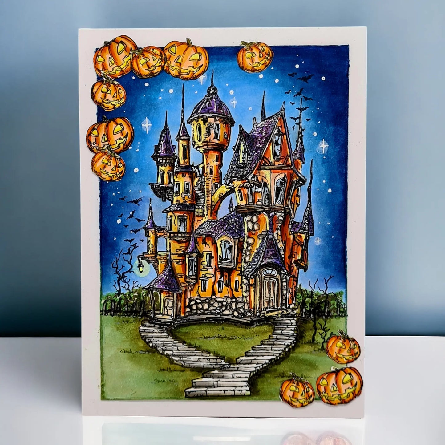 #1236 - A6 Stamp Set - Nightfall Castle AALL & Create