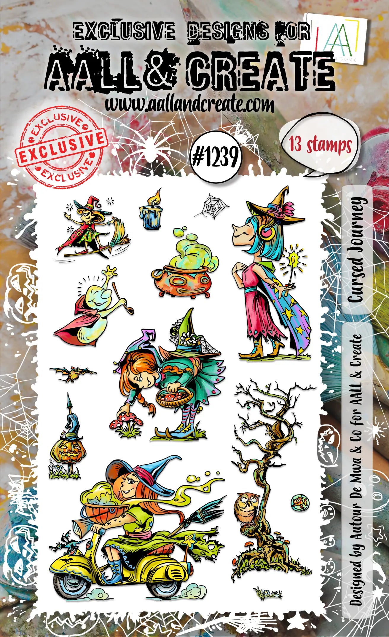 #1239 - A6 Stamp Set - Cursed Journey AALL & Create