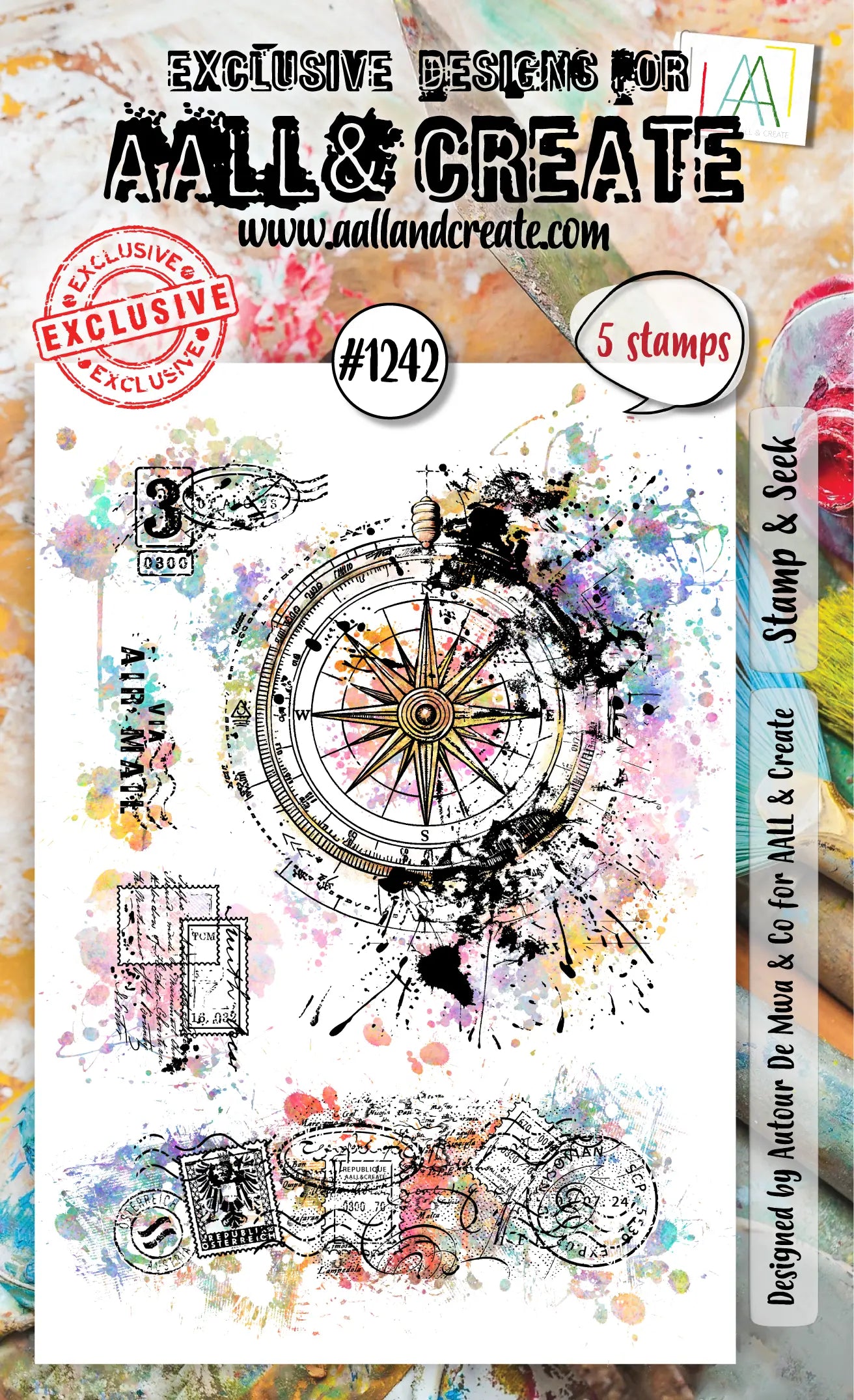 #1242 - A6 Stamp Set - Stamp & Seek AALL & Create