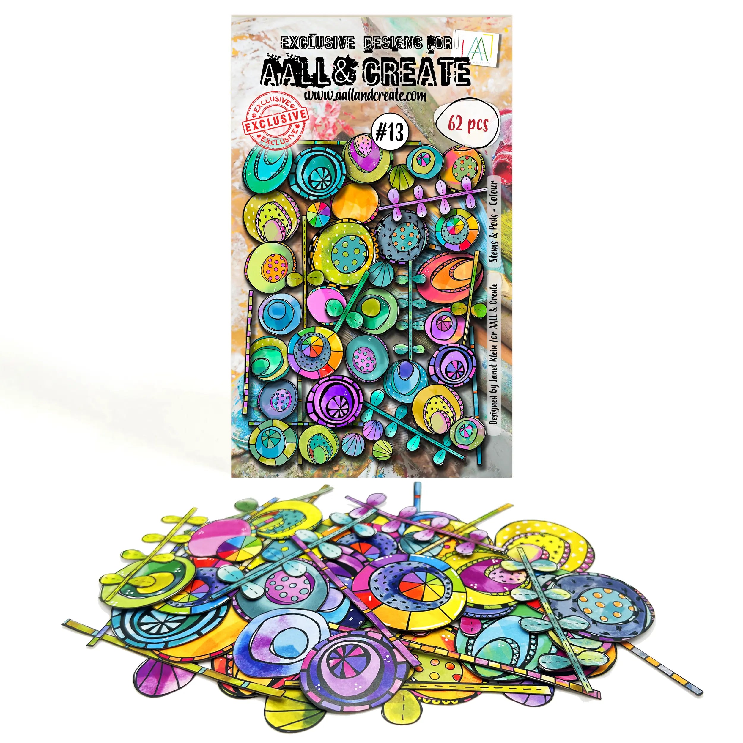 #13 - Ephemera Die-Cuts- Stems & Pods - Colour AALL & Create