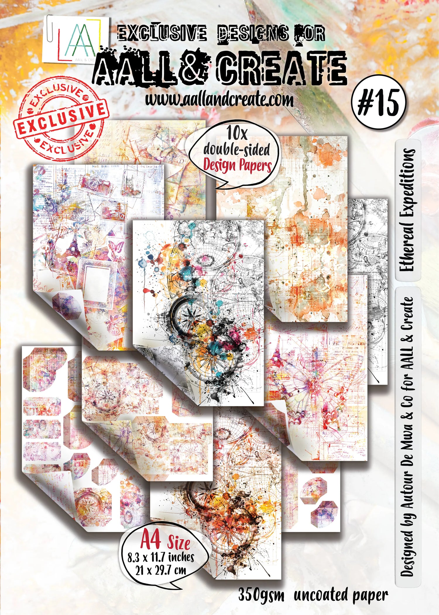 #15 - A6 Design Paper - Ethereal Expeditions AALL & Create