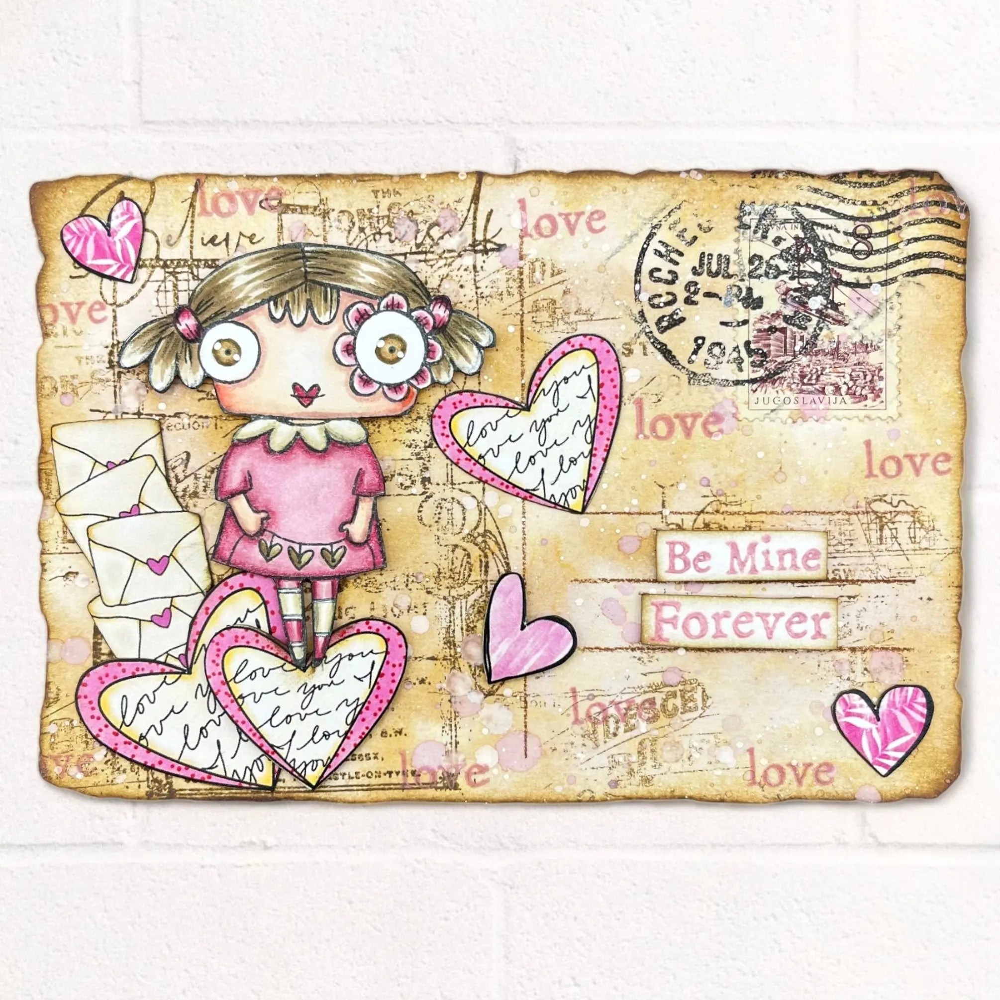 #18 - Ephemera Die-Cuts - Flying Hearts AALL&Create