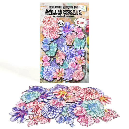 #25 - Ephemera Die-Cuts - Floral Confetti AALL & Create