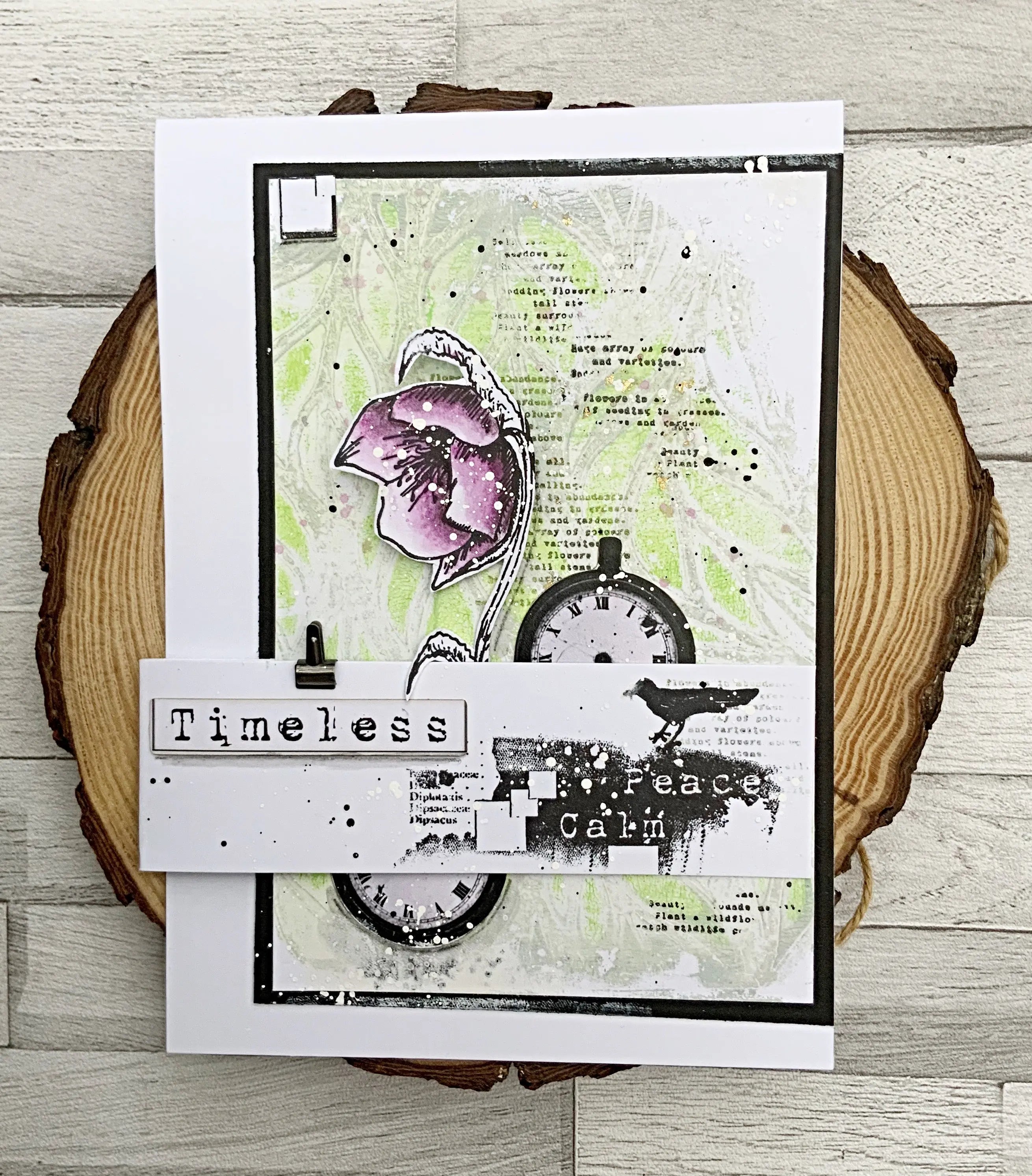 #26 - Ephemera Die-Cuts - Tick Tock AALL&Create