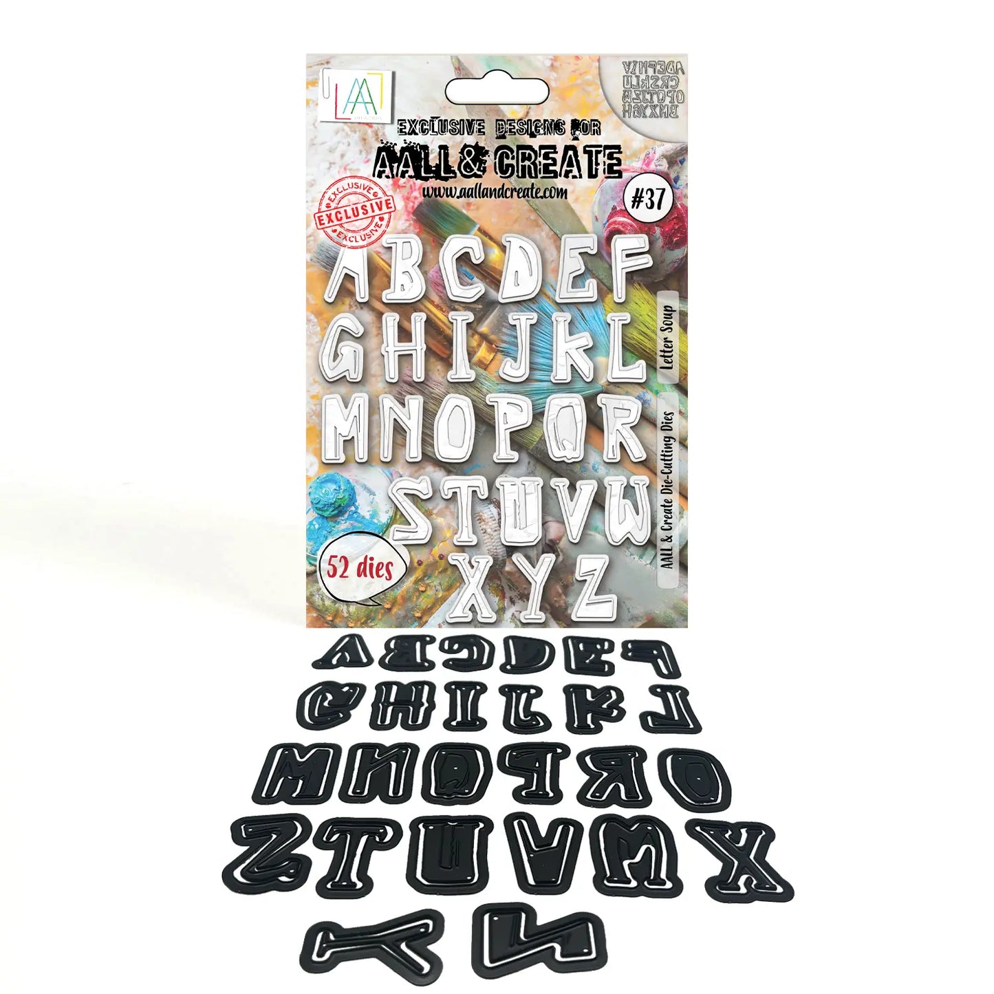 #37 - 12x18cm Die-Cutting Die Set - Letter Soup AALL & Create