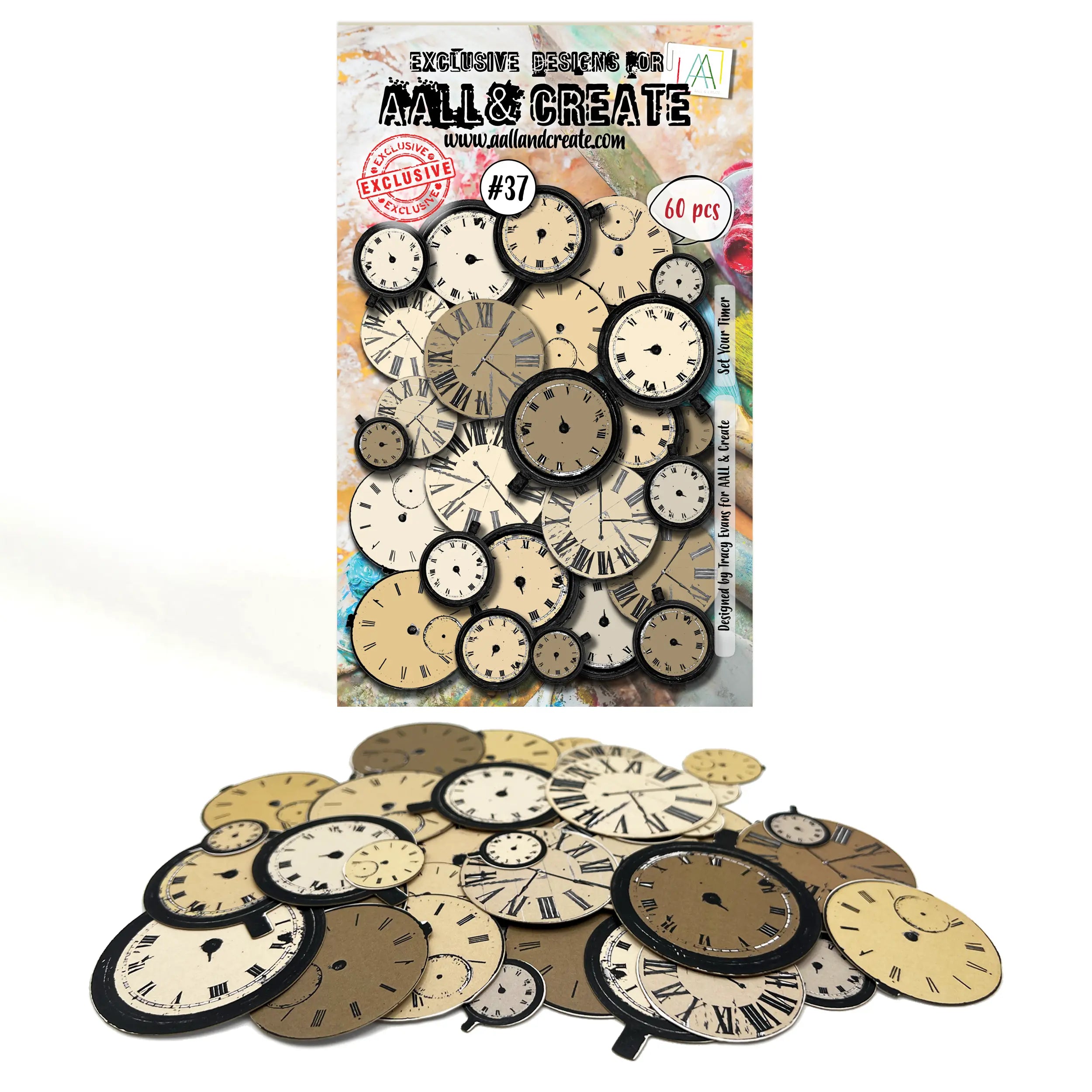 #37 - Ephemera Die-Cuts - Set Your Timer AALL & Create