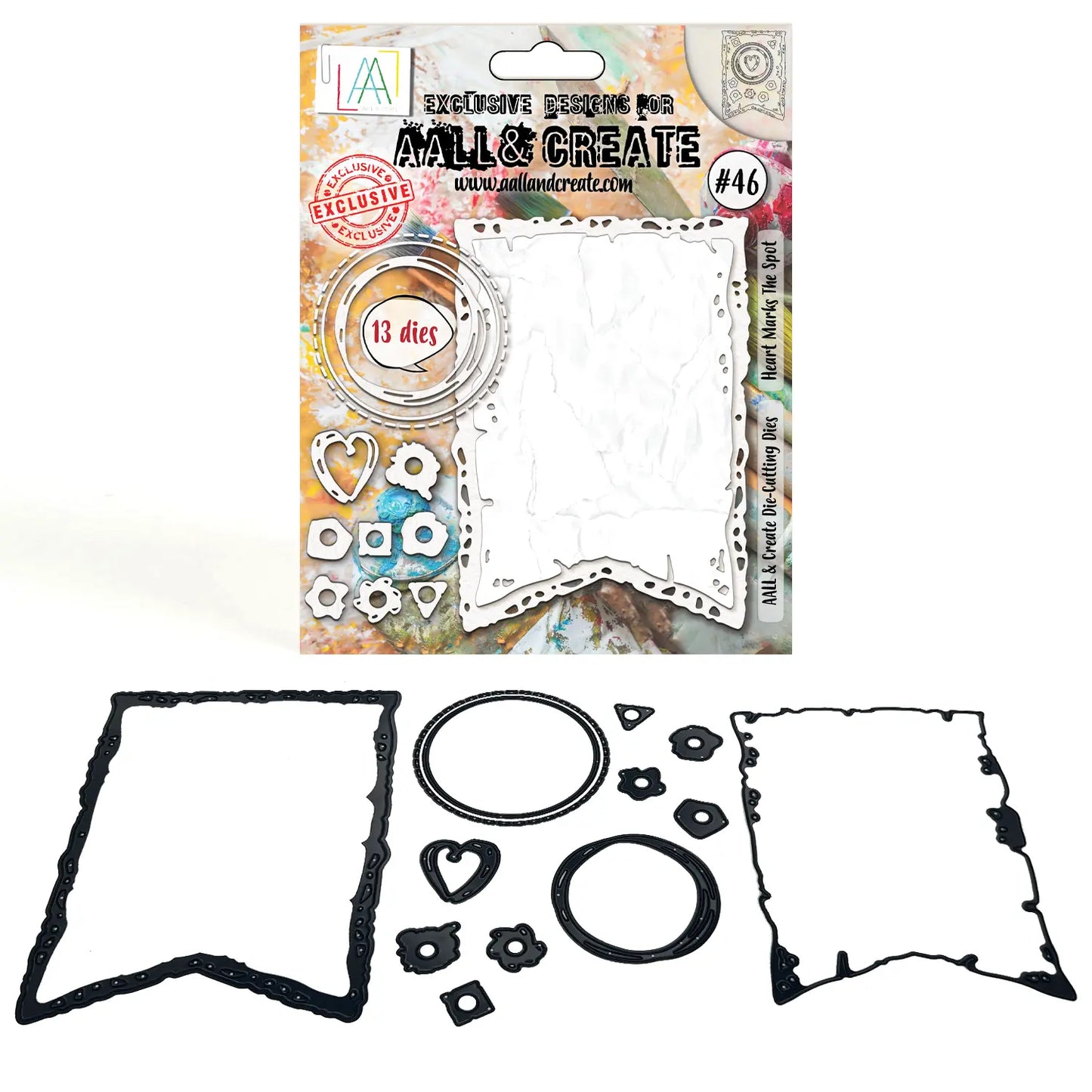 #46 - Die-Cutting Die Set - Heart Marks The Spot AALL & Create