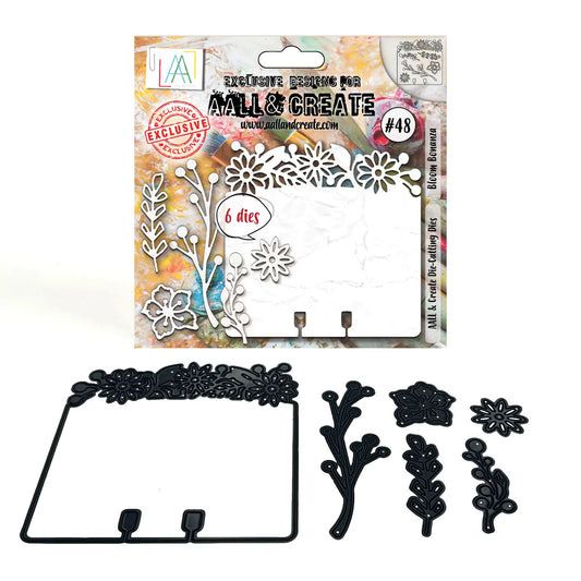 #48 - 14x14cm Die-Cutting Die Set - Bloom Bonanza AALL & Create