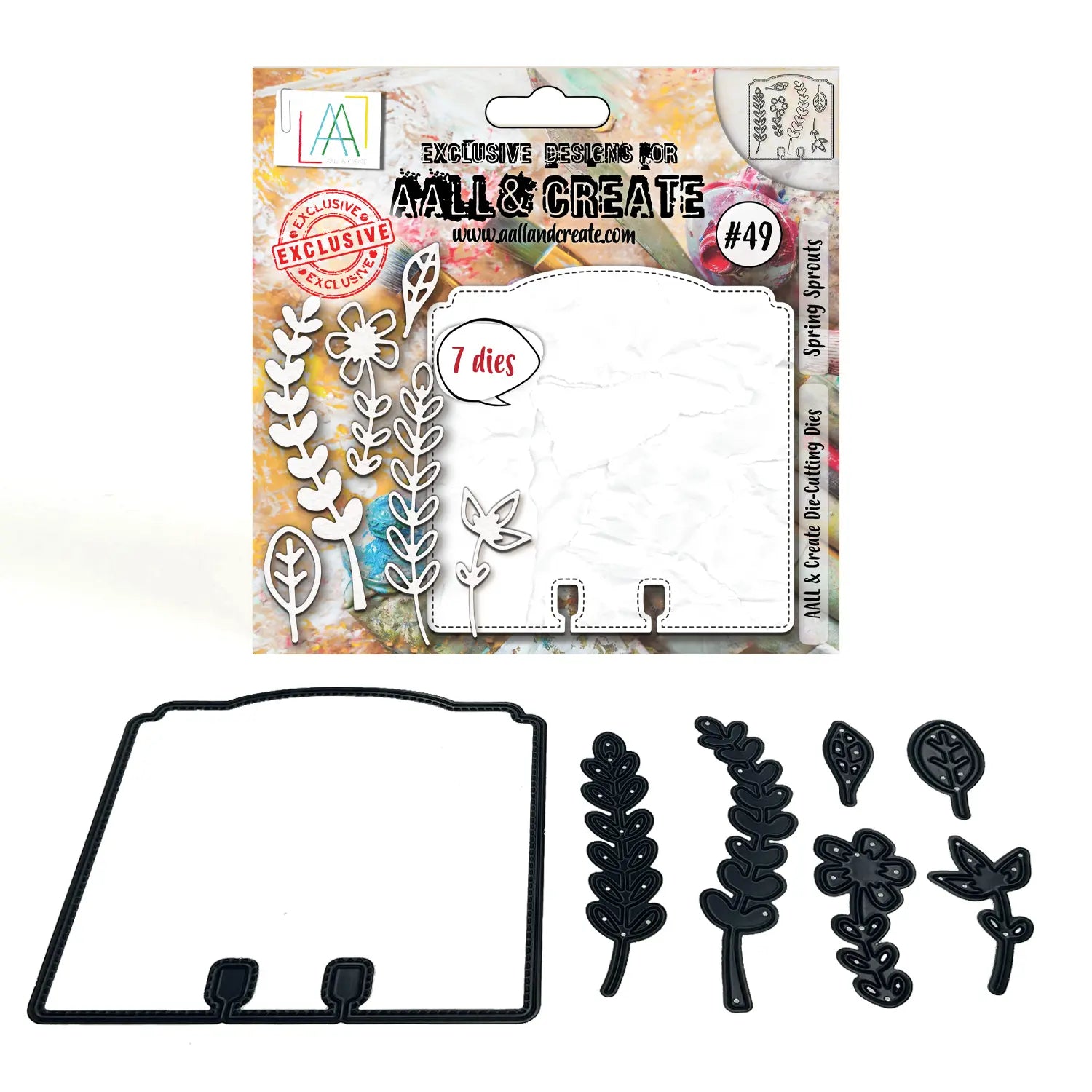 #49 - 14x14cm Die-Cutting Die Set - Spring Sprouts AALL & Create