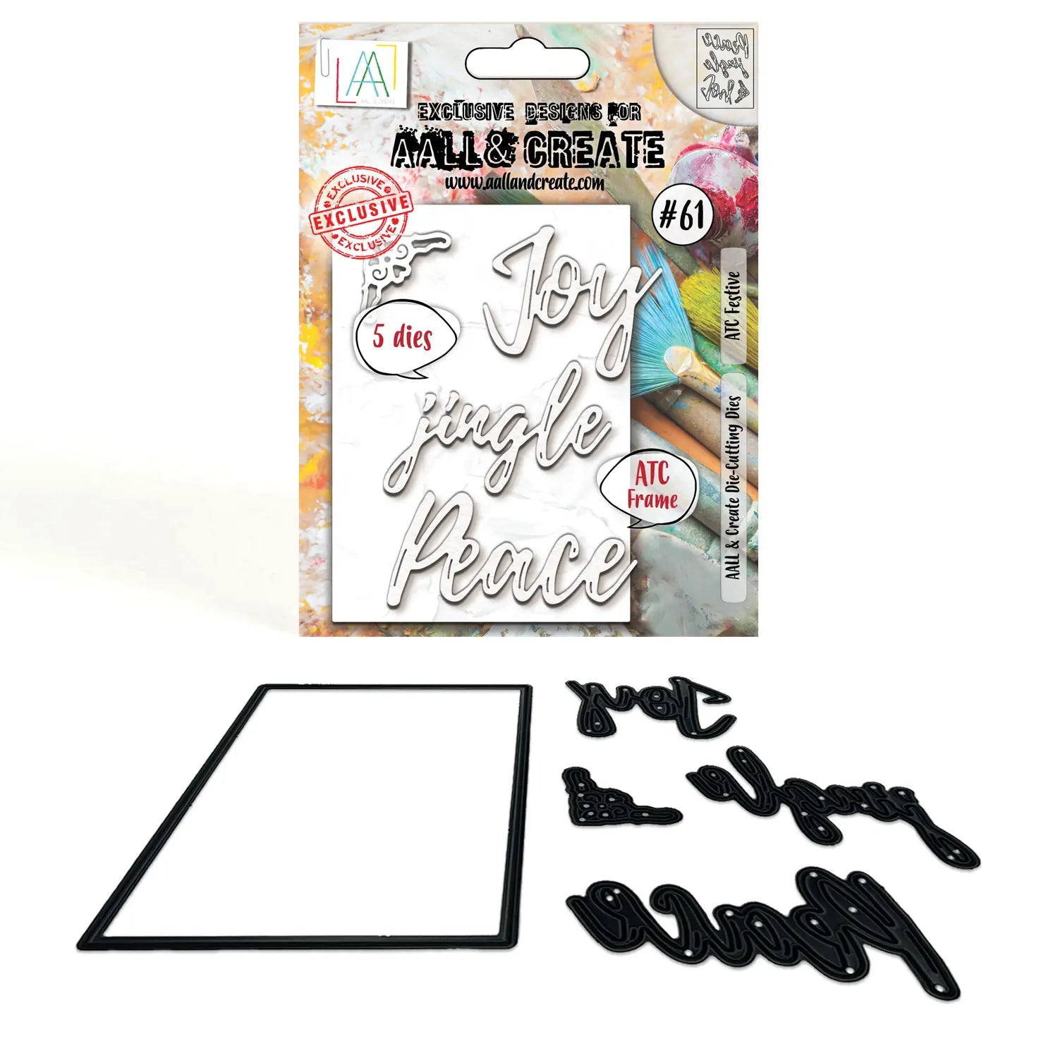 #61 - Die-Cutting Die Set - ATC Festive AALL & Create