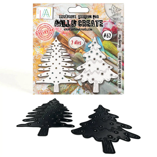 #62 - Die-Cutting Die Set - Merry Pine AALL & Create