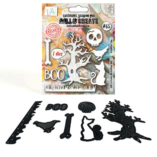 #65 - Die-Cutting Die Set - Frightful Fun AALL & Create