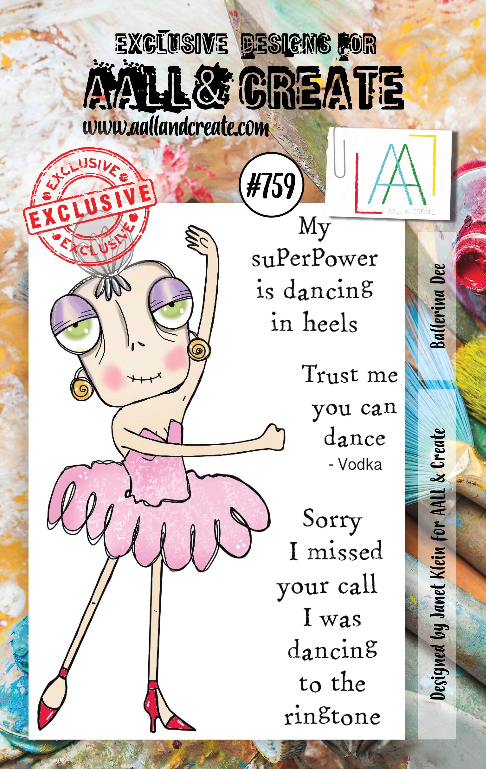 #759 - Tampons A7 - Ballerina Dee Make For