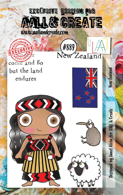 #889 - Tampons A7 - New Zealand AALL & Create