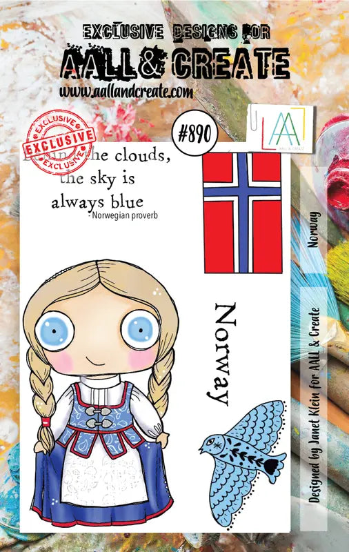 #890 - Tampons A7 - Norway AALL & Create