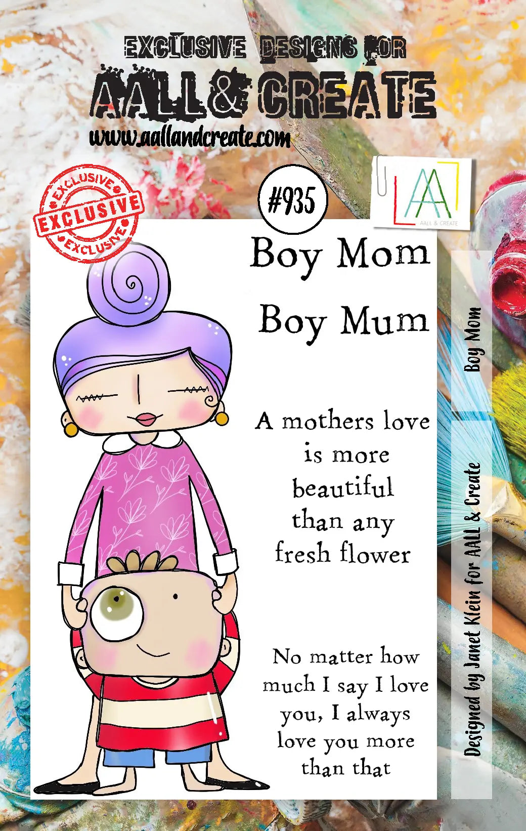 #935 - Tampons A7 - Boy Mum