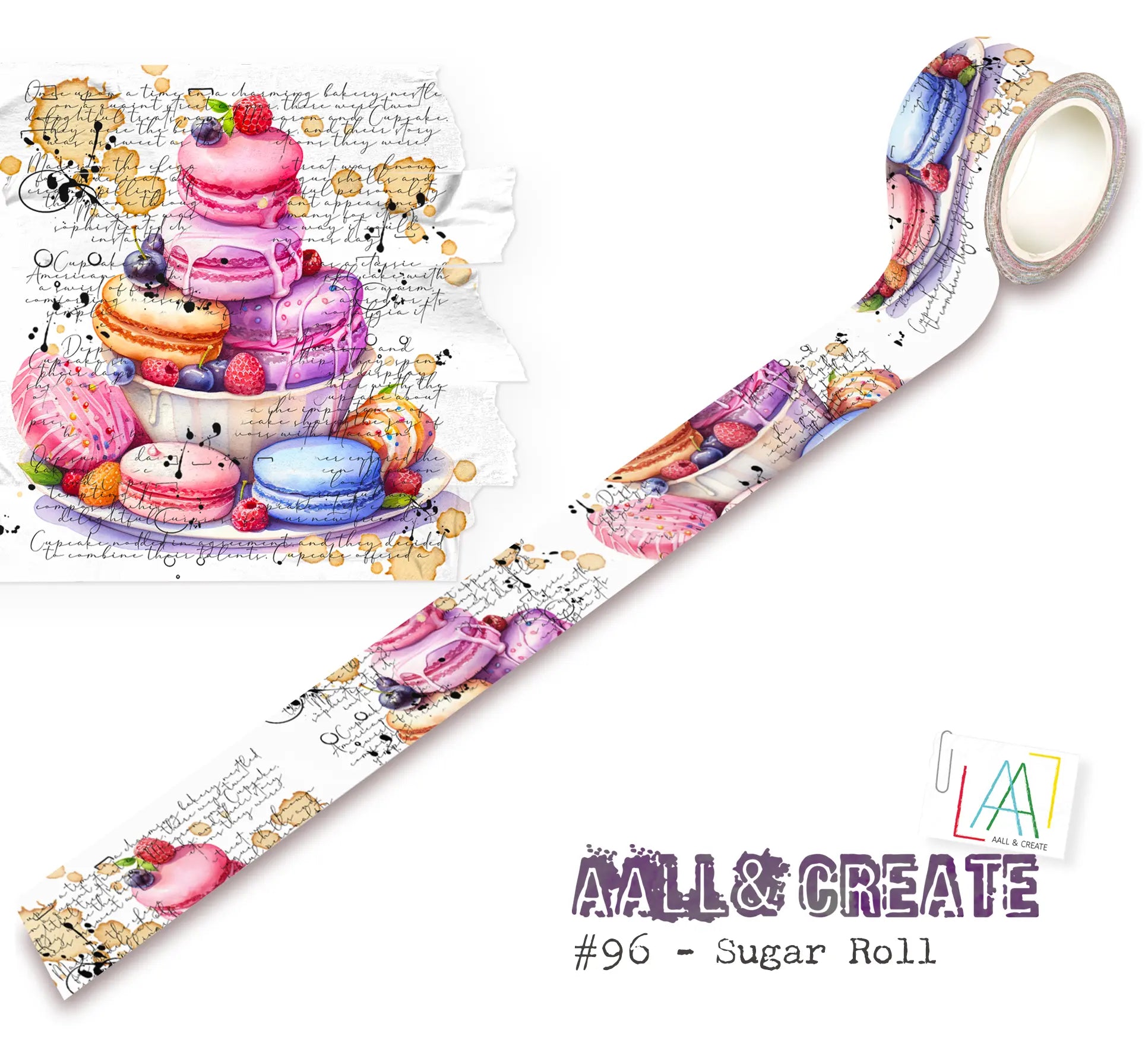 #96 - Washi Tape - Sugar Roll AALL & Create