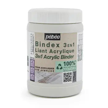 BINDEX 3EN1 LIANT ACRYLIQUE STUDIO GREEN 225ML Pebeo