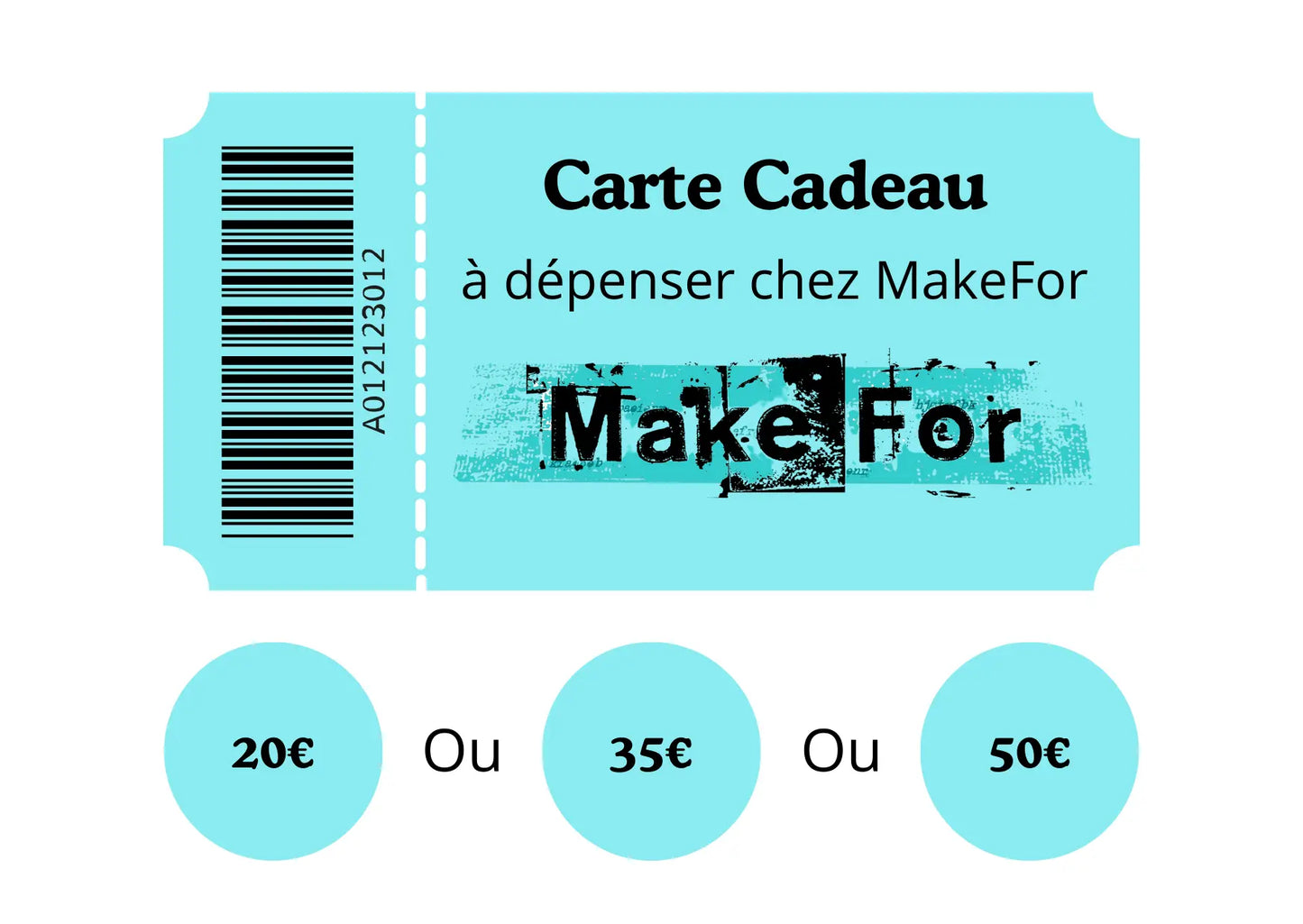 Carte Cadeau MakeFor Make For