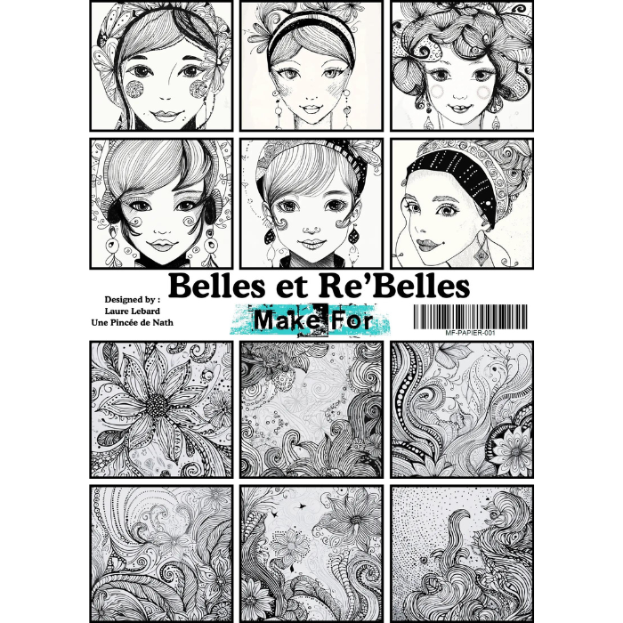 Collection papier Belles et Re'Belles #001 Make For