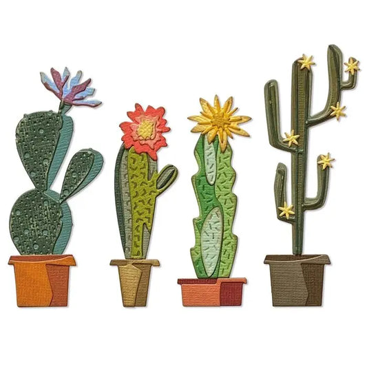 Die-Cuts Sizzix Funky Cactus par Tim Holtz Sizzix