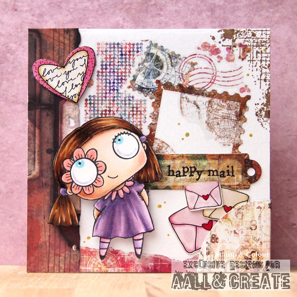 #79 - A6 Ephemera Die-Cuts - Nostalgic Brown AALL & Create