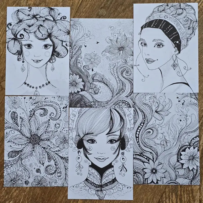 Papiers Belles et Re'Belles A6 MakeFor