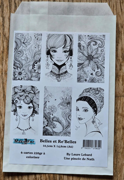 Papiers Belles et Re'Belles A6 MakeFor