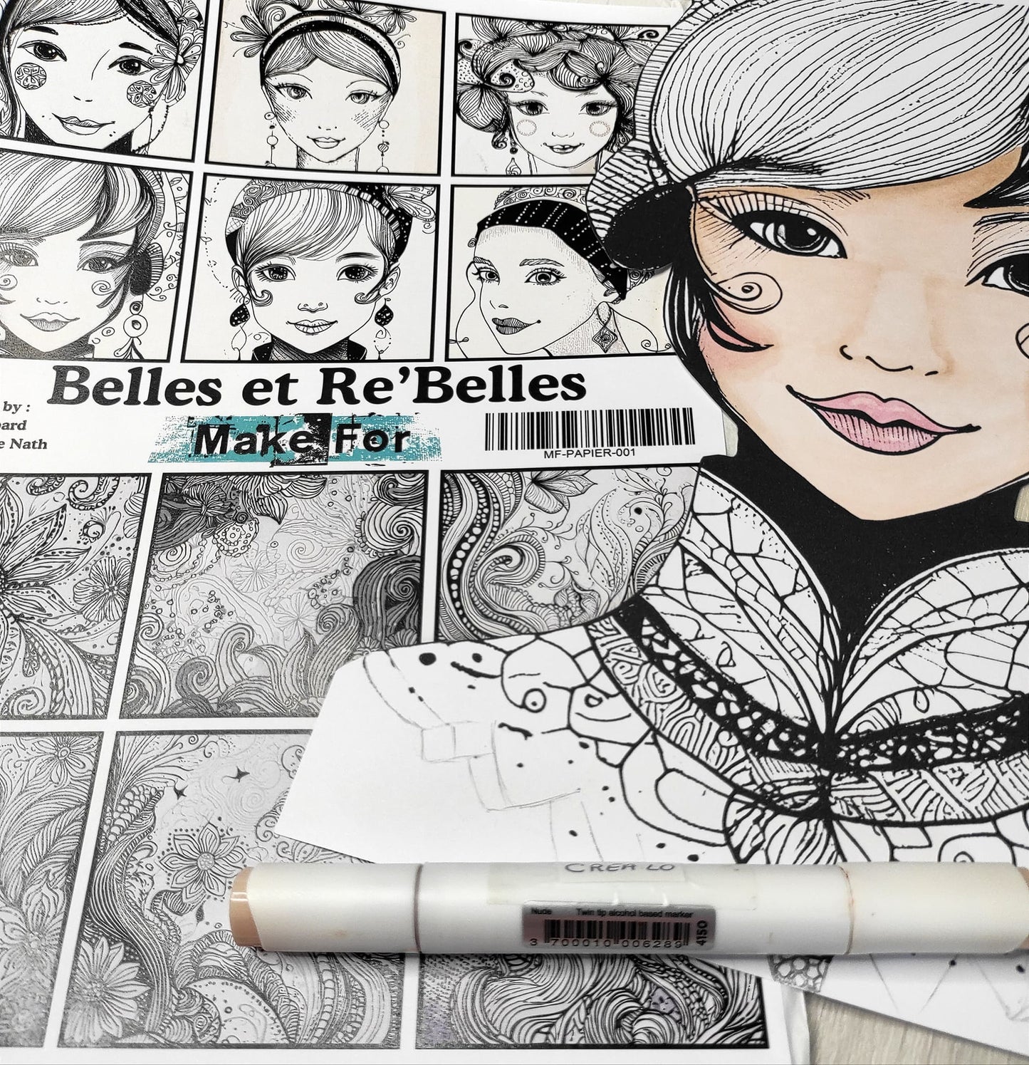 Collection papier Belles et Re'Belles #001 Make For